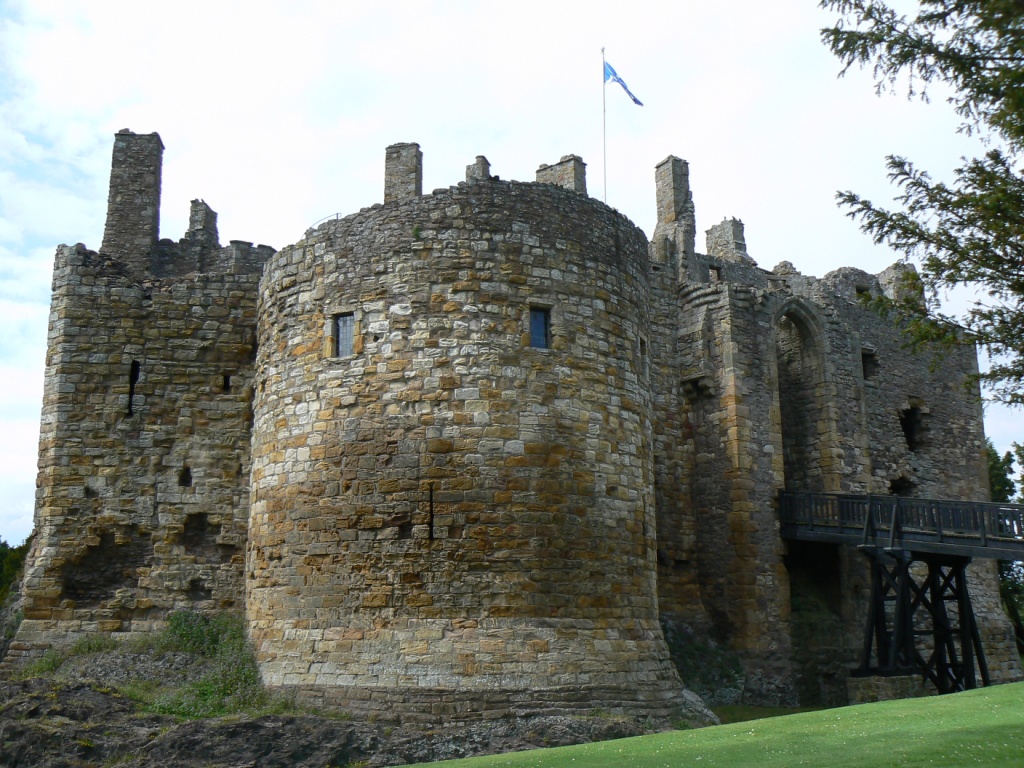 Direlton castle is an impressive ediface