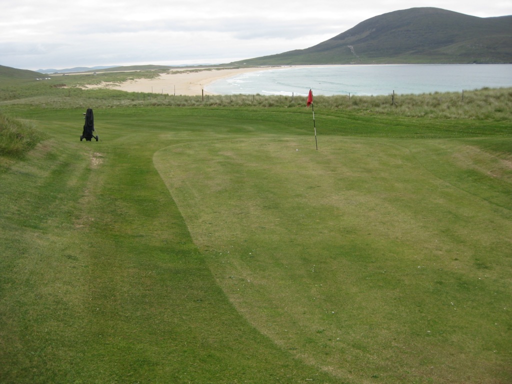 I missed this birdie putt too - sigh.