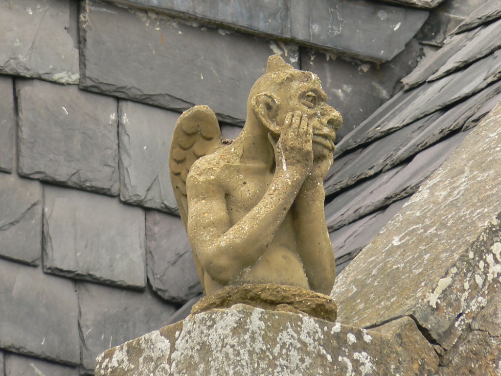 This devil or angel was waiting for the fishermen to return home