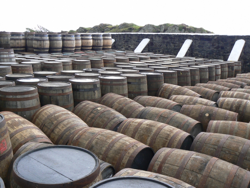 Did you know that scotch whisky is aged in used casks - mostly American bourbon and Spanish sherry? I didn't.