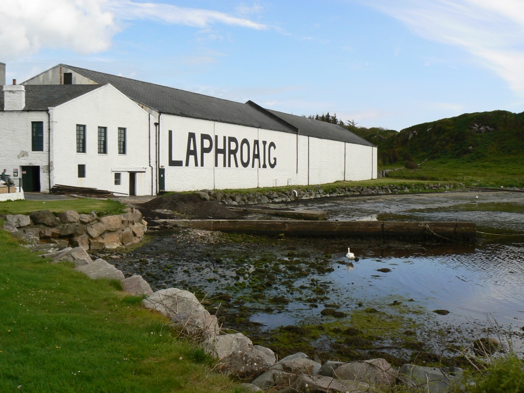 It was fun to see where my bottles of Laphraig are created.