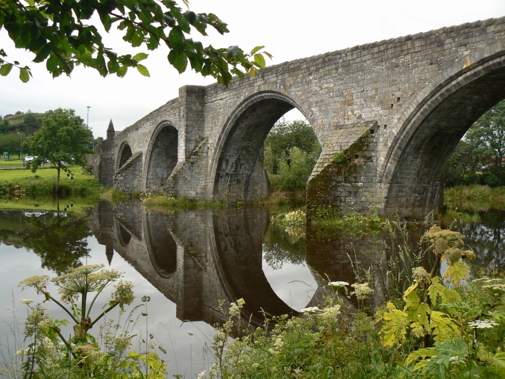 We caught Stirling Bridge on a calm and peaceful afternoon that belied the violent history. It gives pause to walk across it and imagine the scene in 1297.