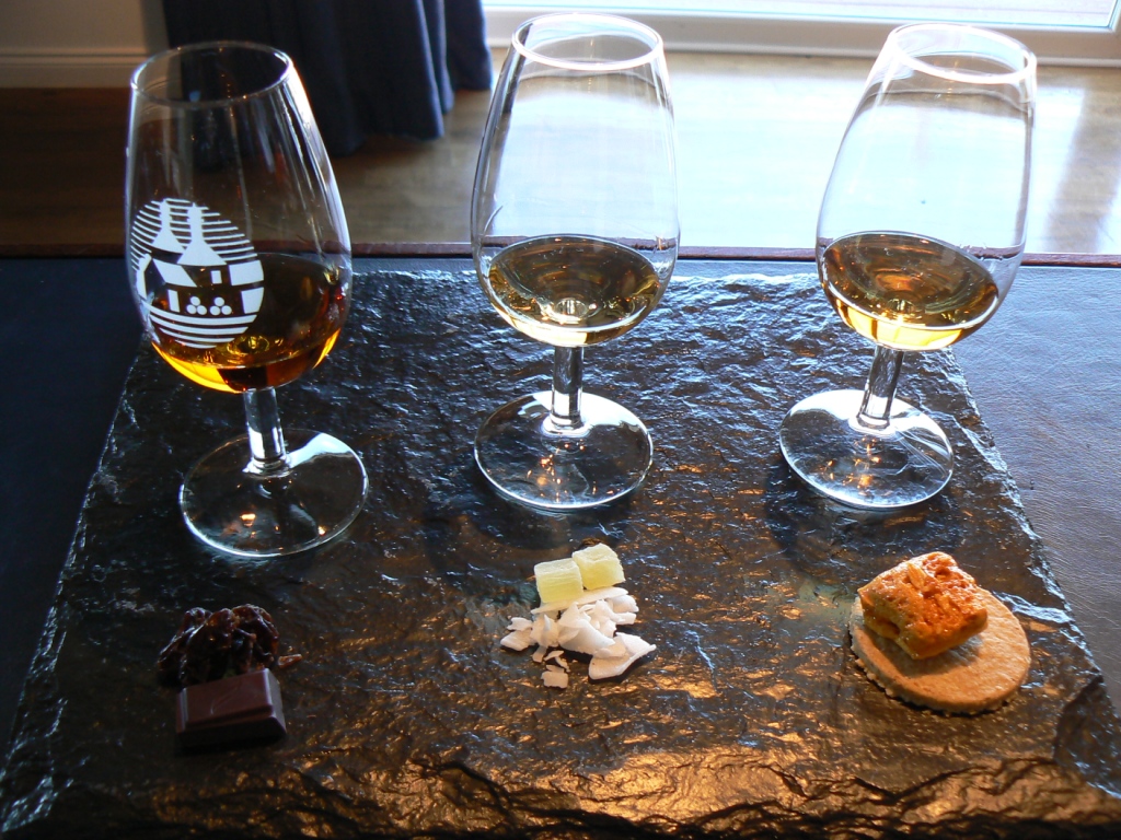 The tasting at Bowmore was very well presented.