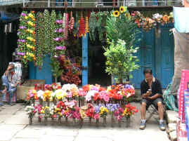 Kathmandu flower shop.JPG (174068 bytes)
